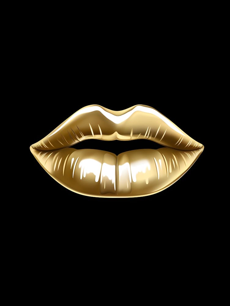 Goldene Lippen