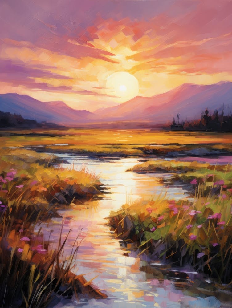 Sunset In The Meadow 2