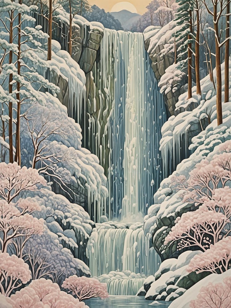 Winter Waterfall no2