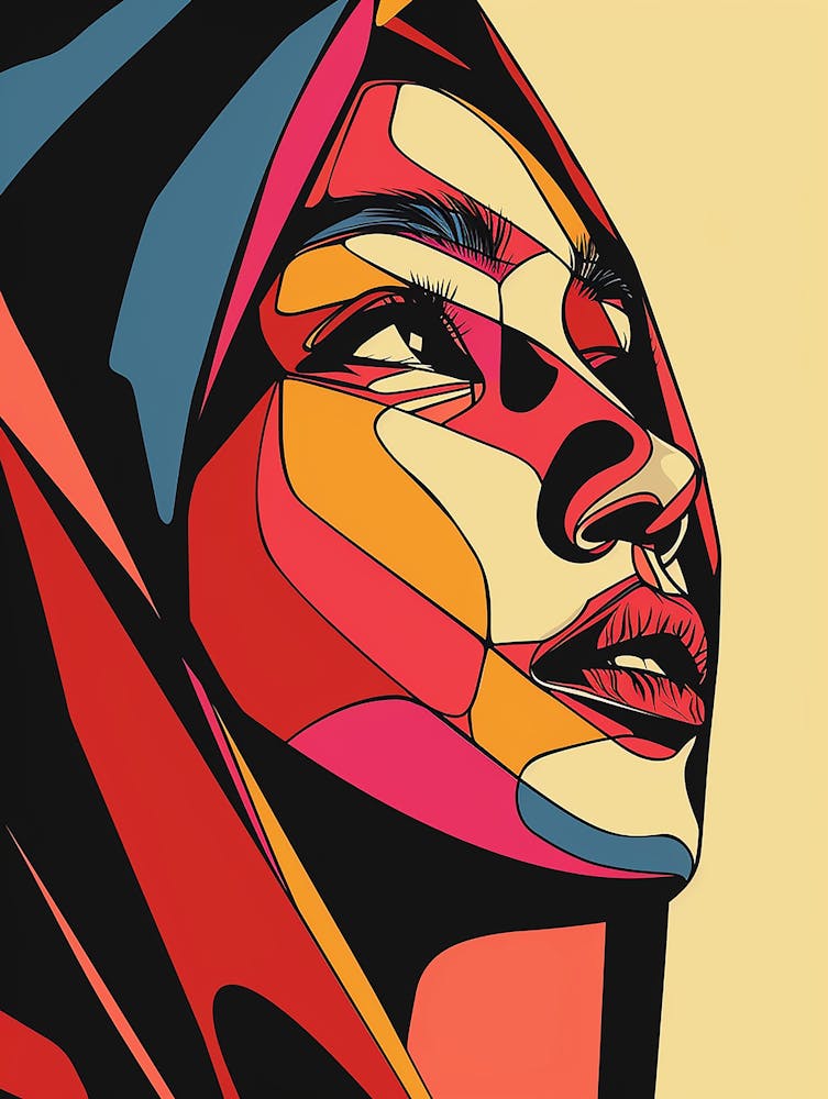 Portrait Of A Muslim Woman