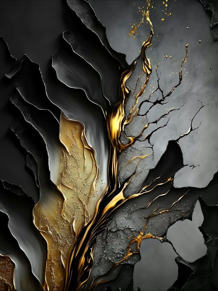 Luxury Abstract Fluid Art Painti