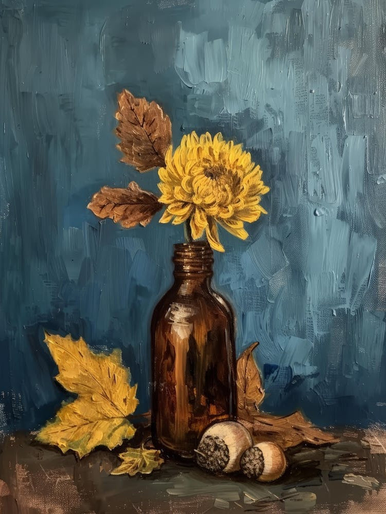 Chrysanthemum In A Bottle