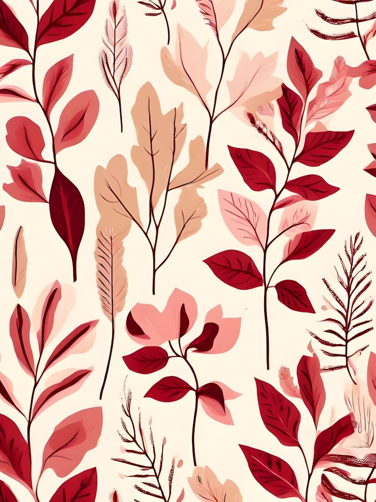 Autumn Leaves Seamless Pattern 20