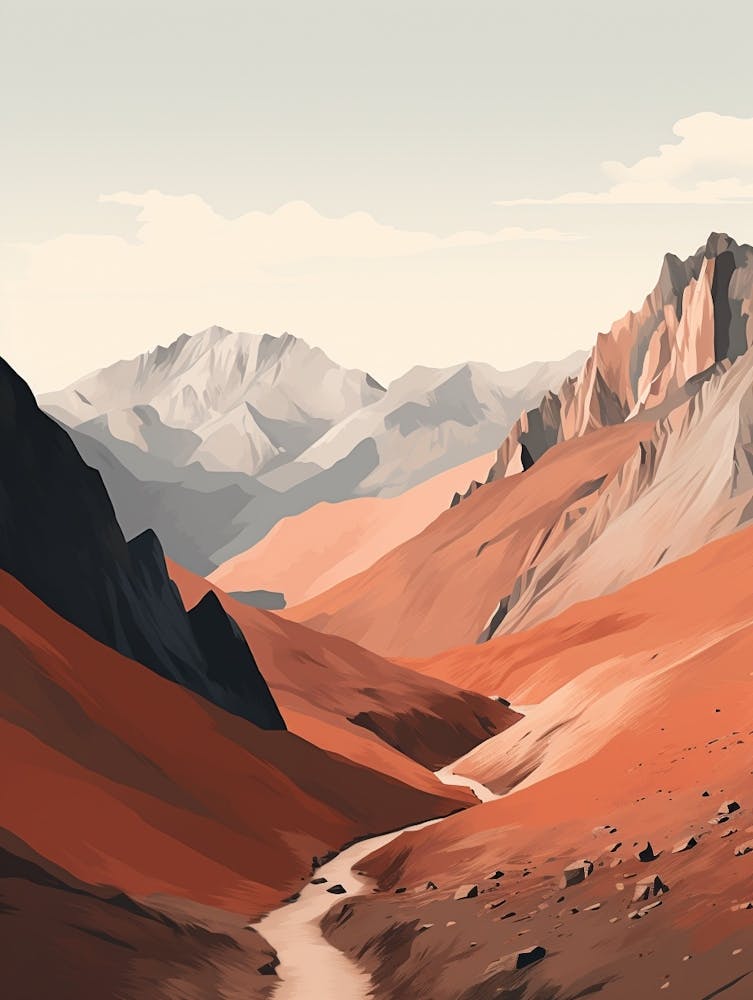 Haute Route France 1 Hiking Trail Landscape