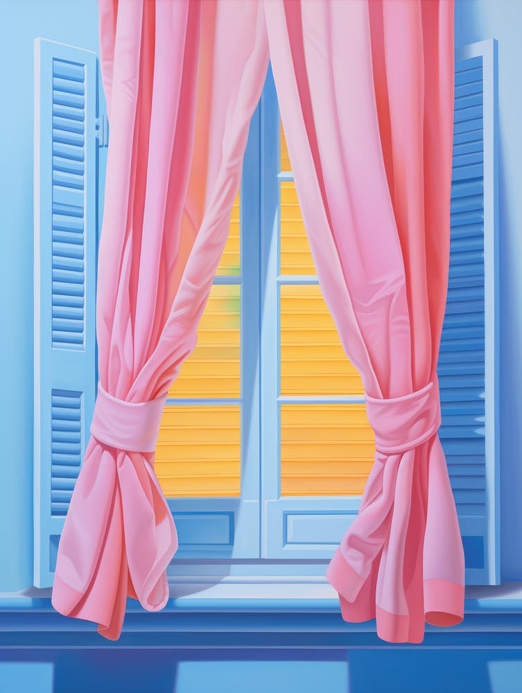 Pink Curtains