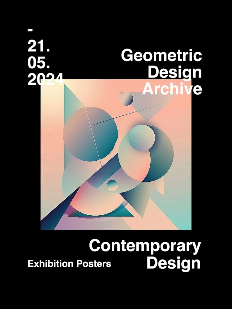Geometric Design Archive Poster 20