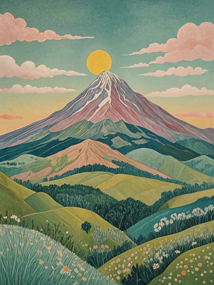 Volcano Sunset no1