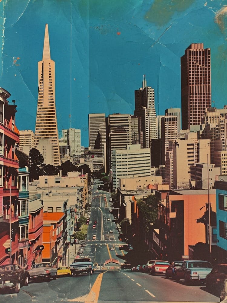 Kitsch 1970s San Francisco Collage 4