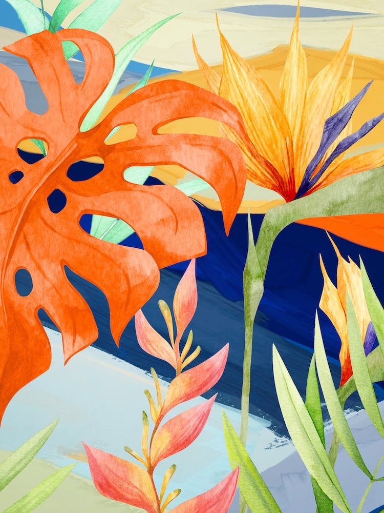 Abstract Art Tropical Garden 19