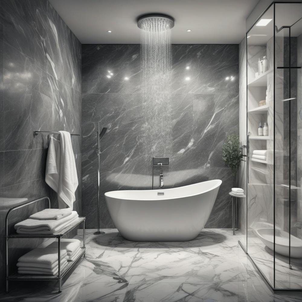 Marble Bathroom art