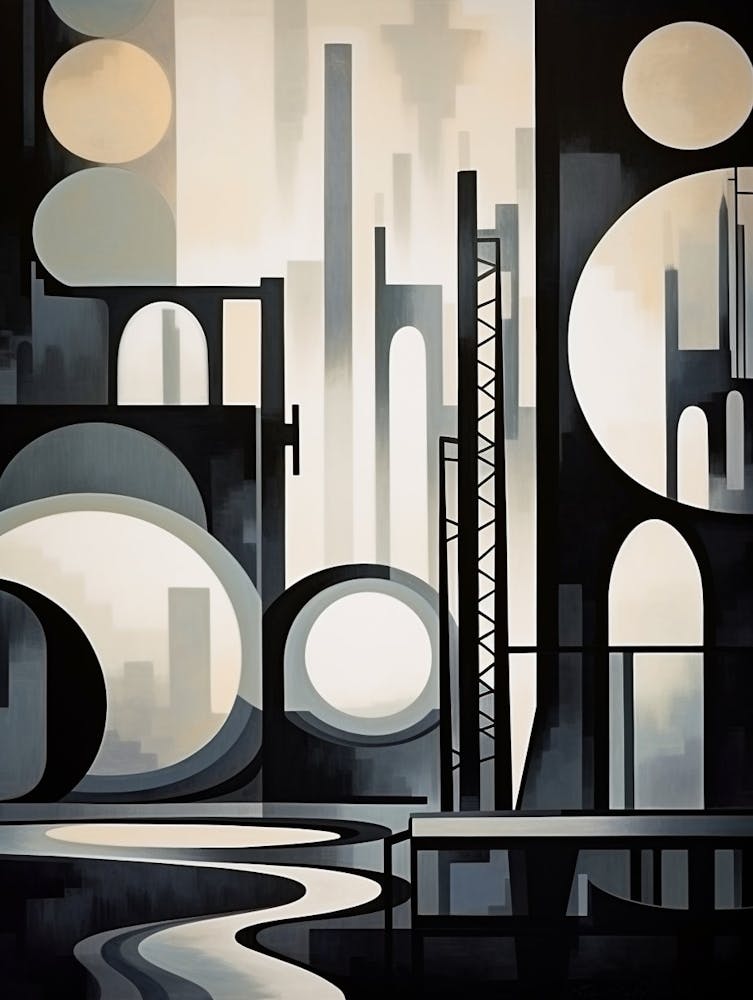 Abstraction Industrielle Minimaliste 8