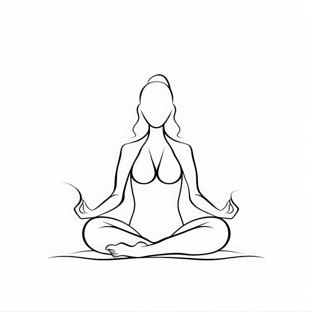 Meditating Woman 6