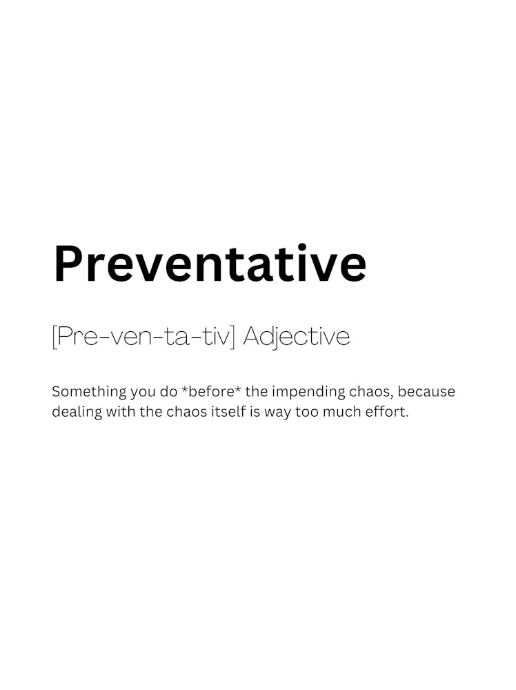 Preventative Definition Meaning