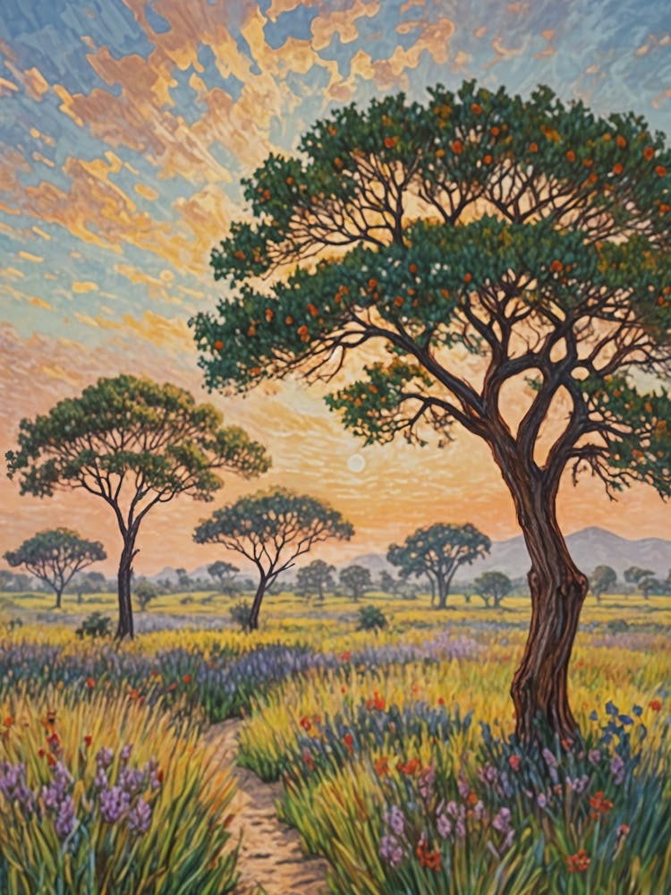 African Spring Sunset