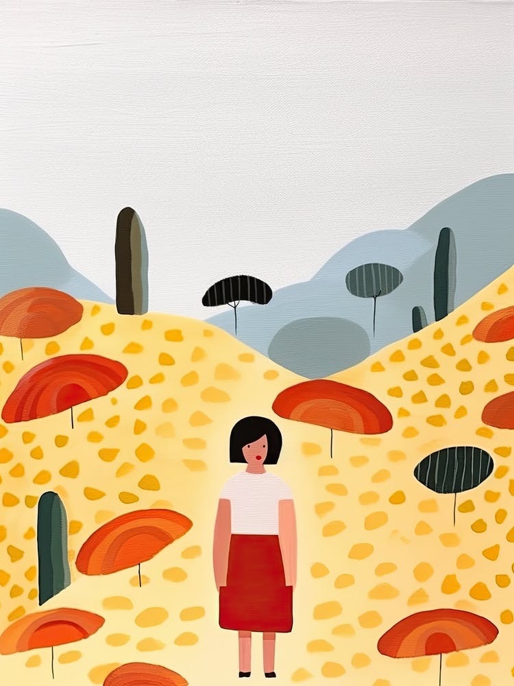 Tuscany, Tiny People And Illustration 2