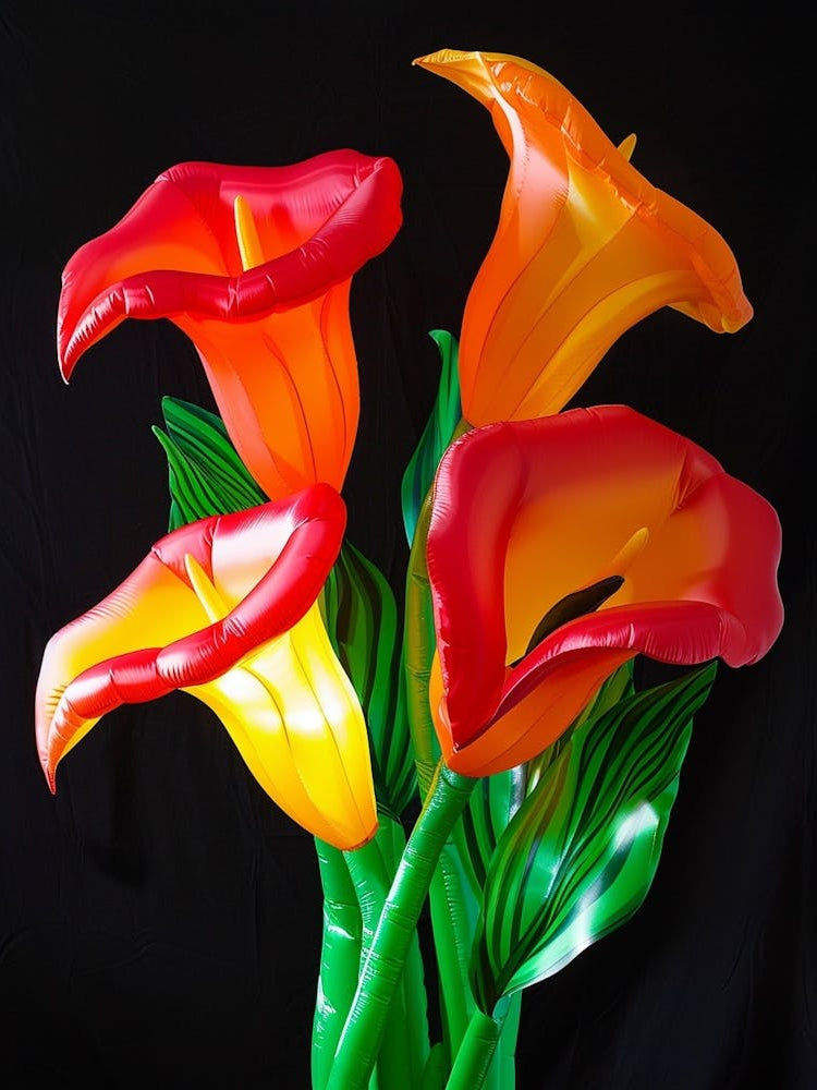 Bright Inflatable Flowers Calla Lily 1