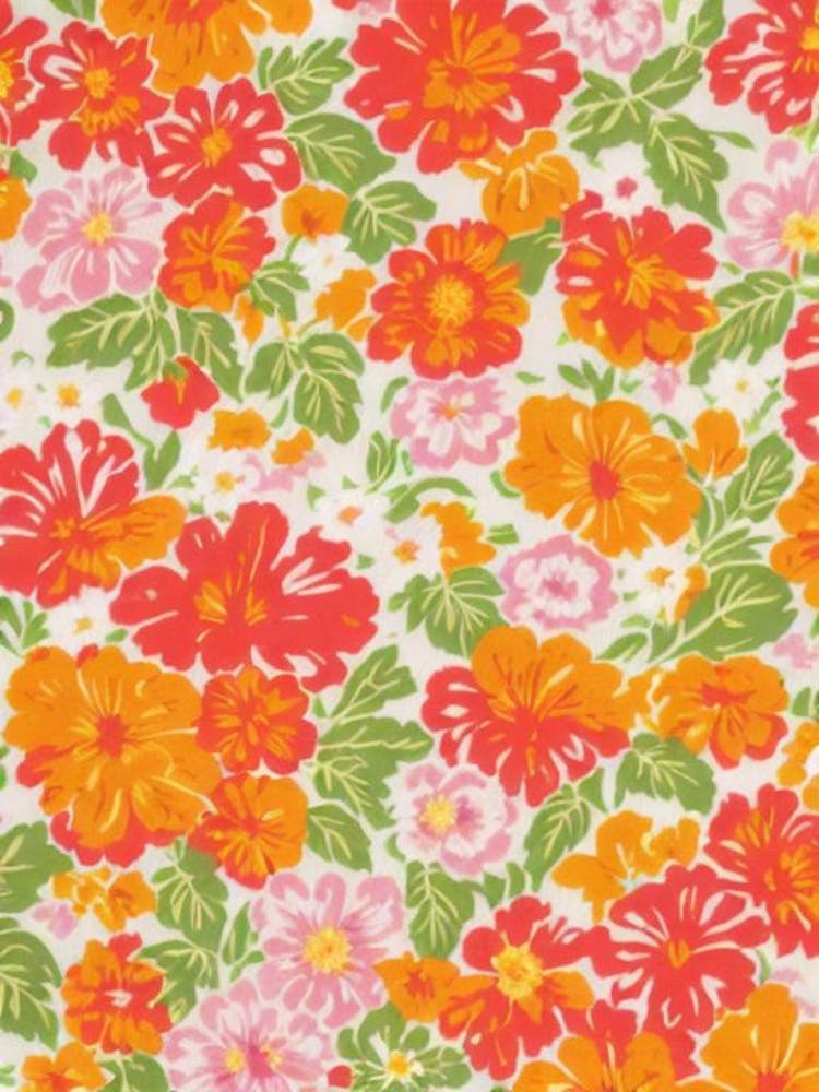 Jack In The Pulpit Floral Print Retro Pattern1 Flower
