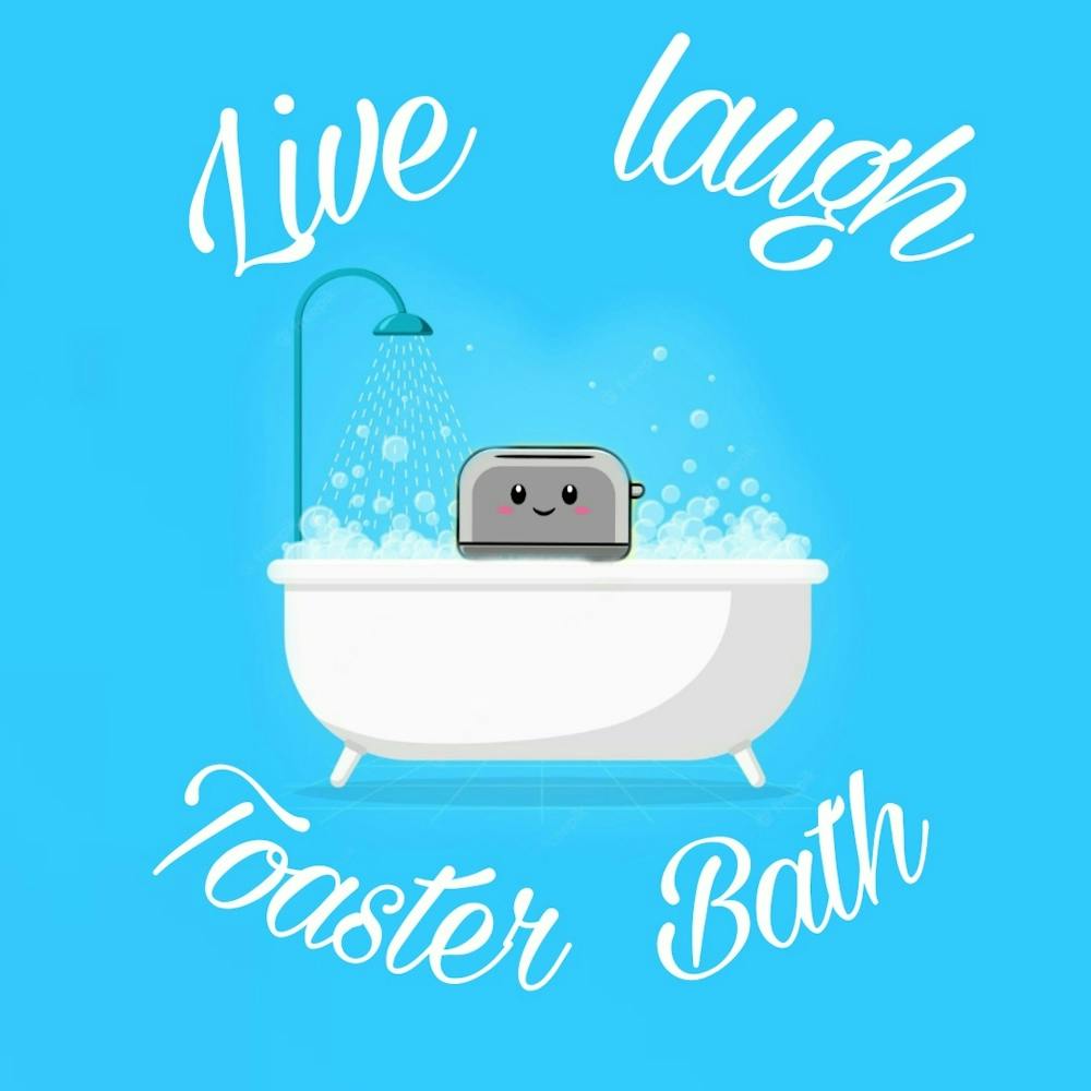 Live Laugh Toaster Bath