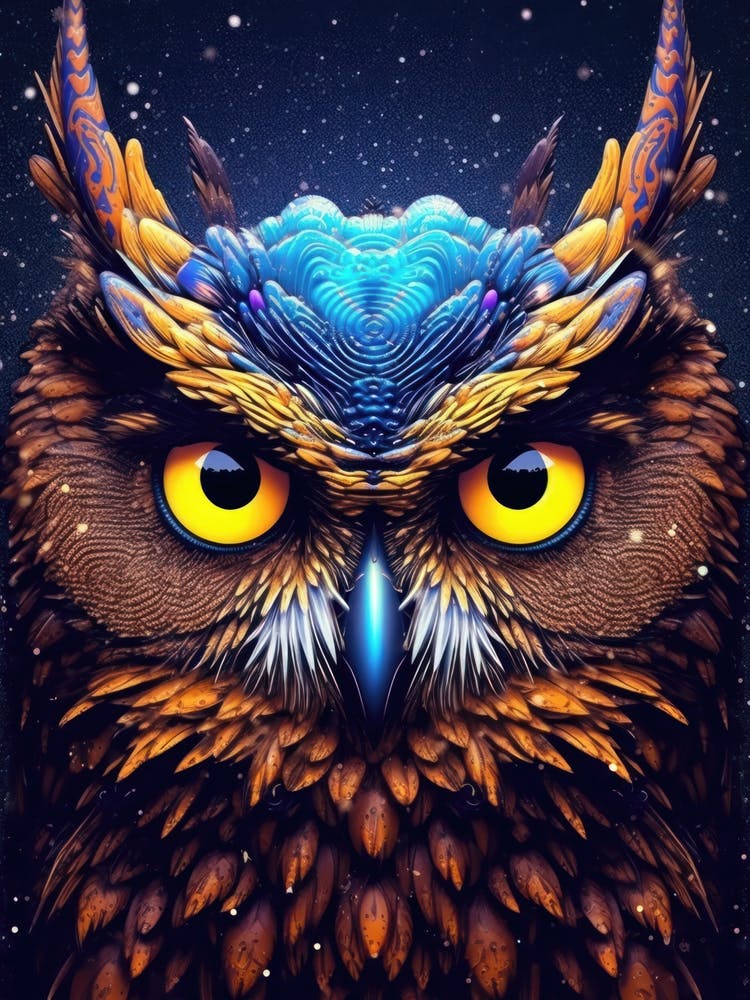 Tripping Owl in Space