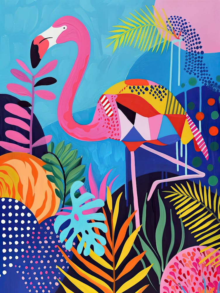 Mystic Plumage Matisse Style