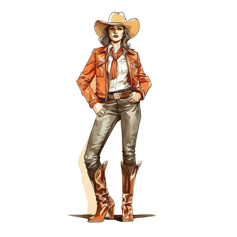 Ganzkörper-Cowgirl 8