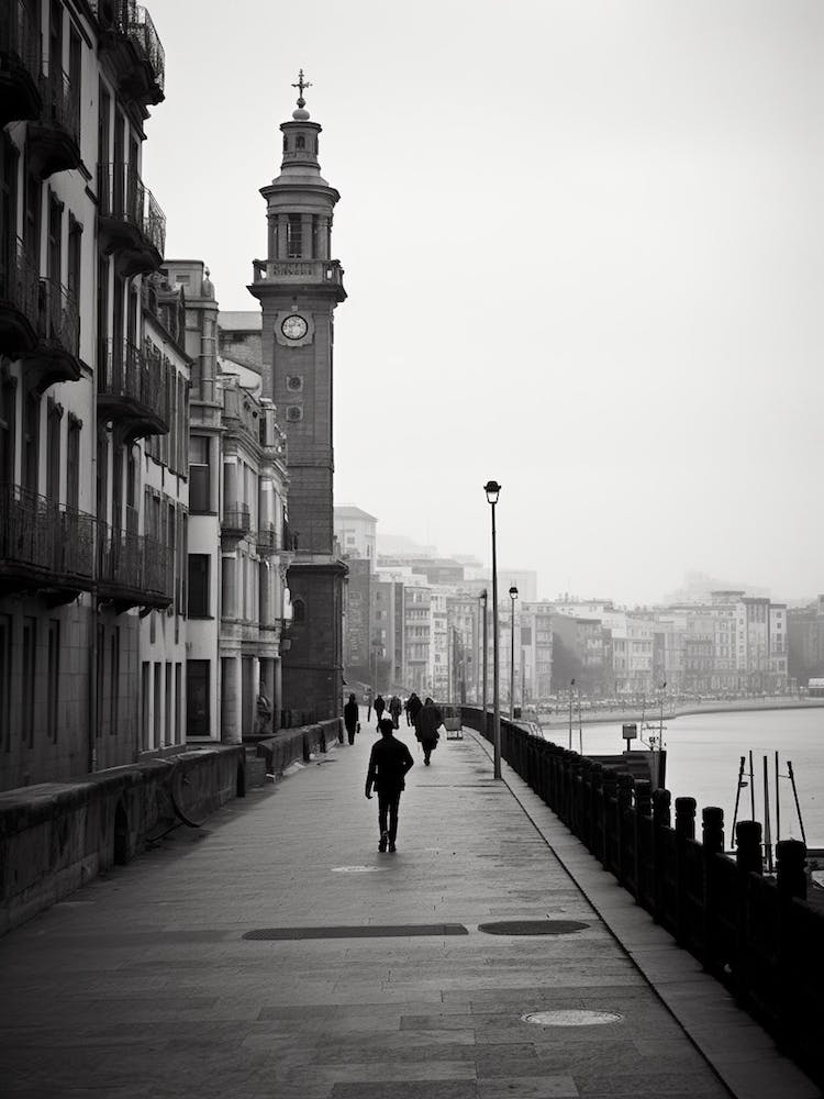 La Coruna, Spain, Black And White Analogue Photography 4