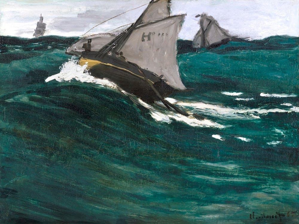 The Green Wave (1866–1867), Claude Monet