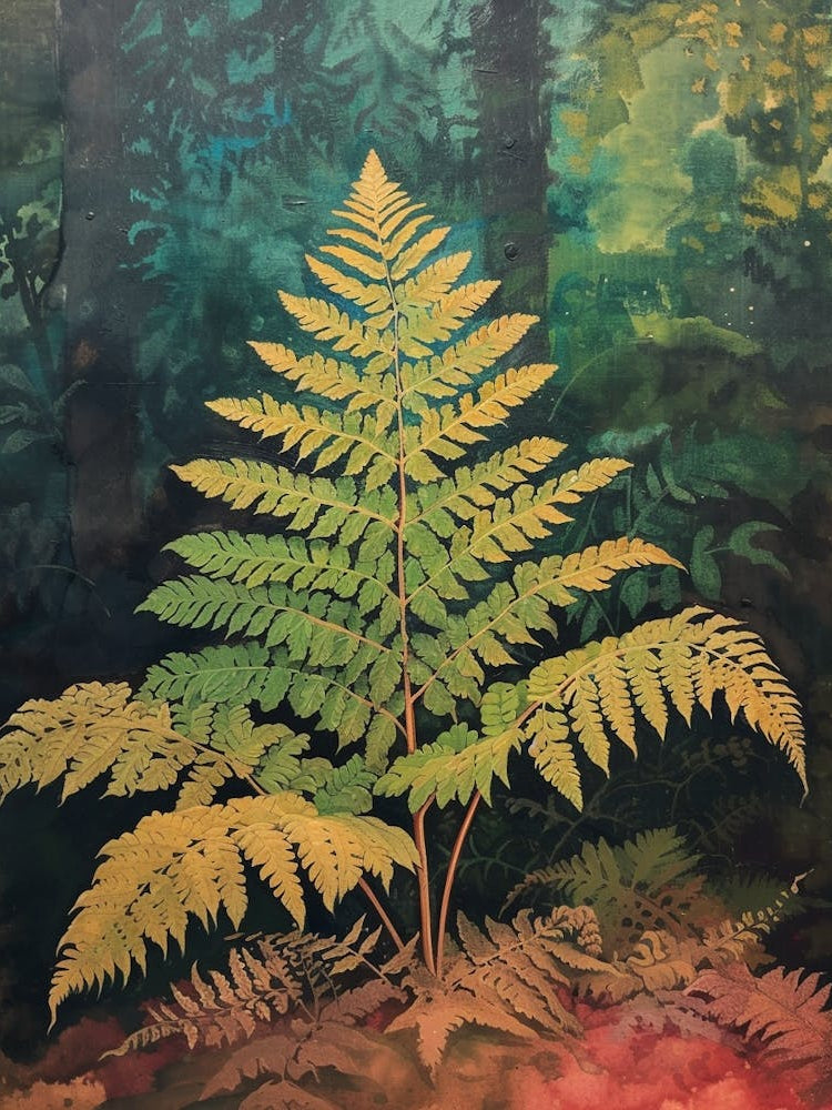 Boston Fern Painting 3