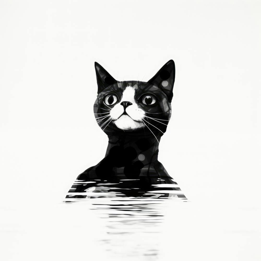 Cat In Water