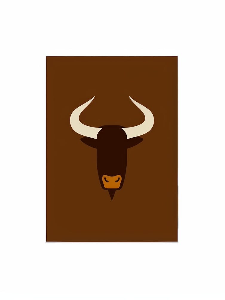 Bull Head Canvas Print