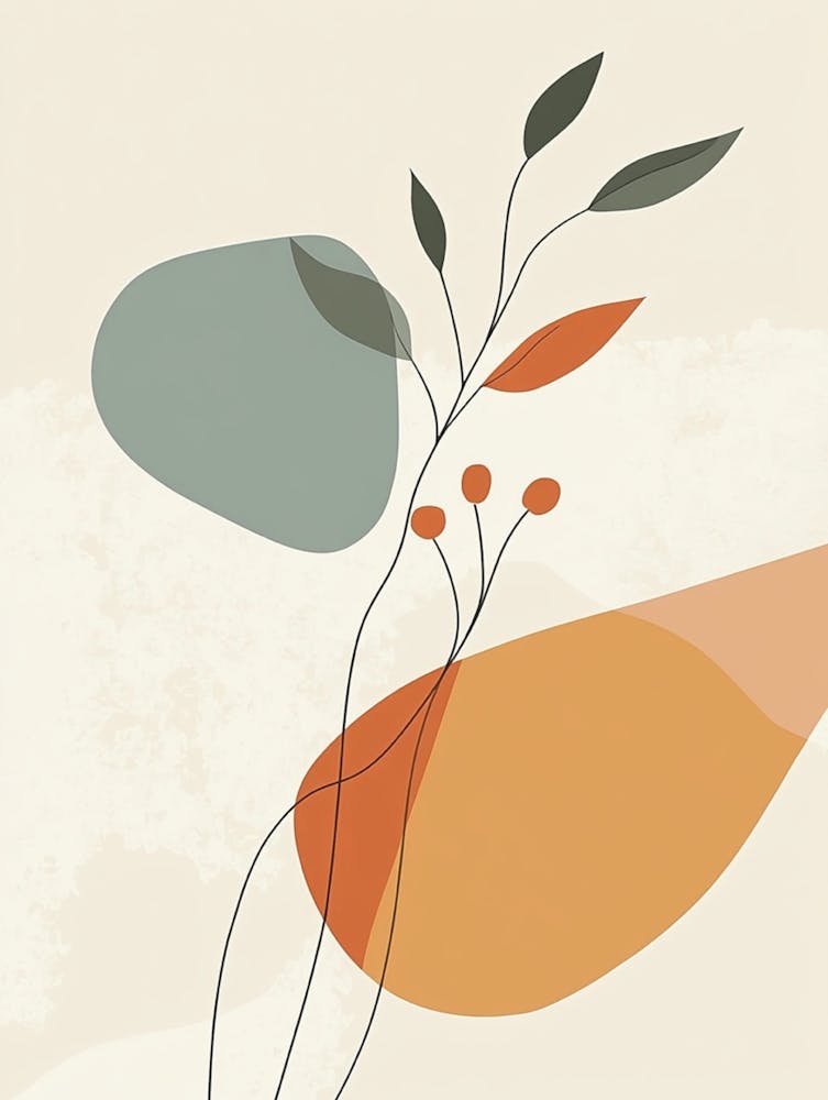 Abstract Flower Canvas Print 9