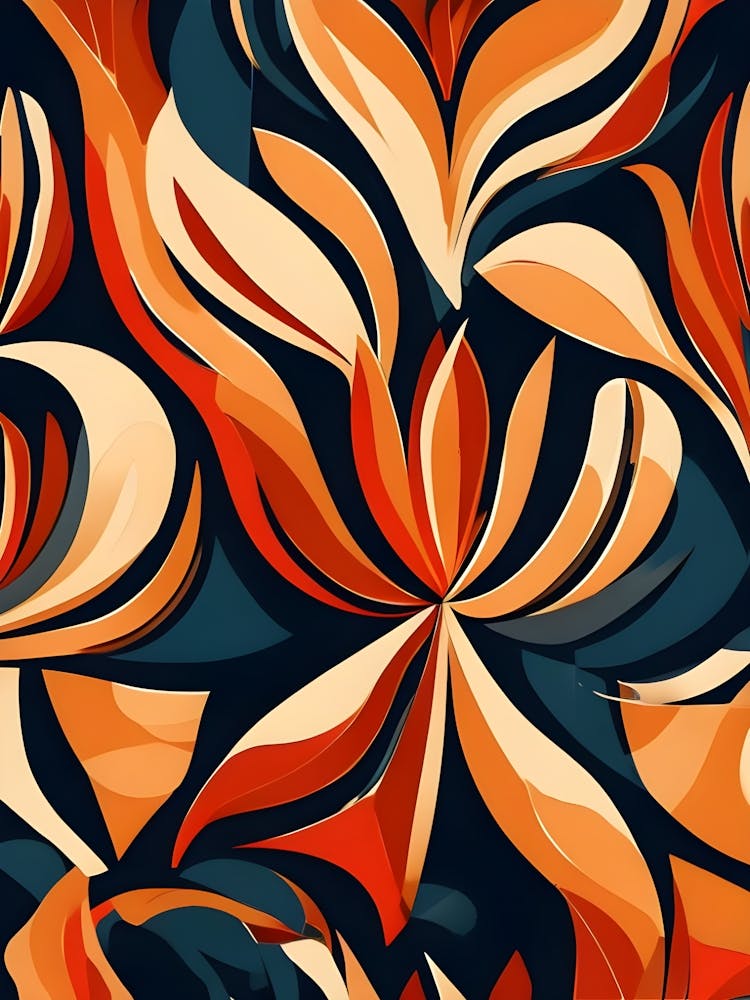 Abstract Floral Pattern 3