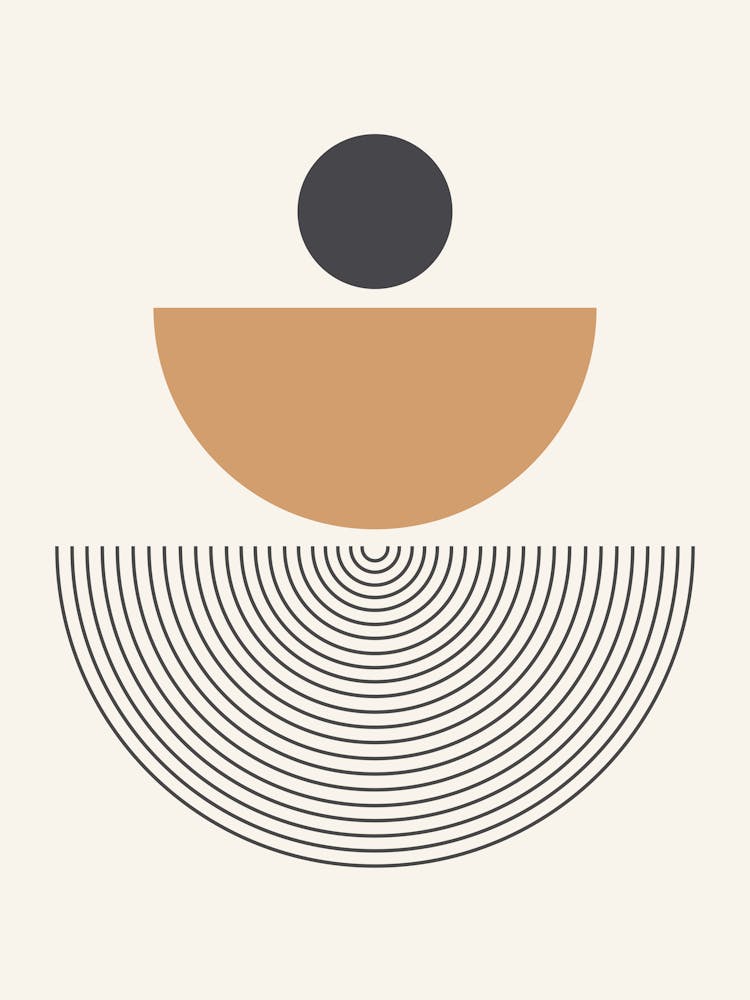 Abstract Boho mid century Pattern 05