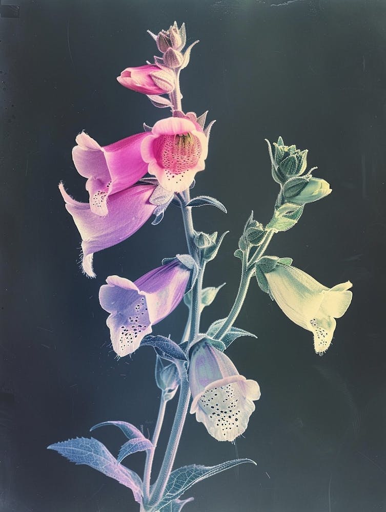 Iridescent Flower Foxglove 2