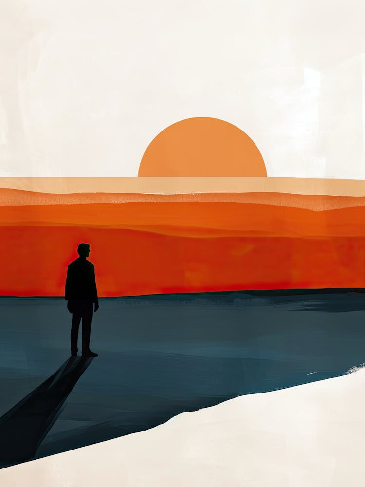 Sunset, Minimalism 6