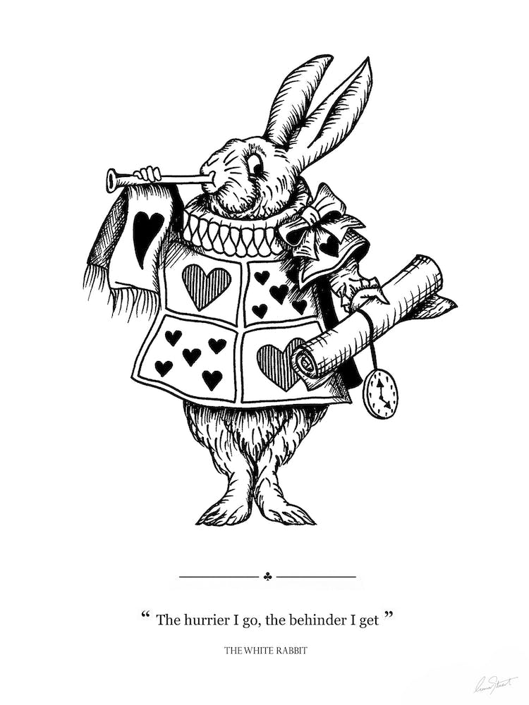 Alice In Wonderland The White Rabbit