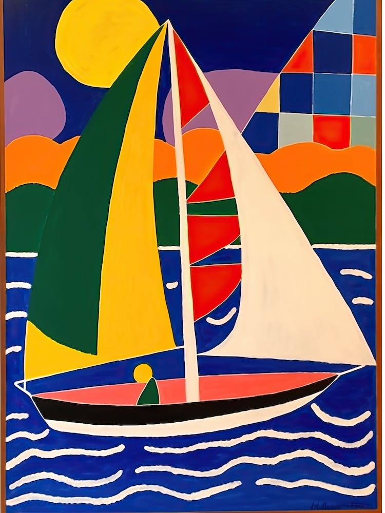 Sailing In The Style Of Matisse 4