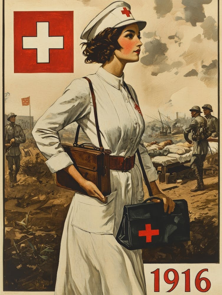 Aihrgdesign A Vintage Poster For Red Cross Recruitment In 191 59b8414c 936d 4631 Ba4b 32c251e17a18 0
