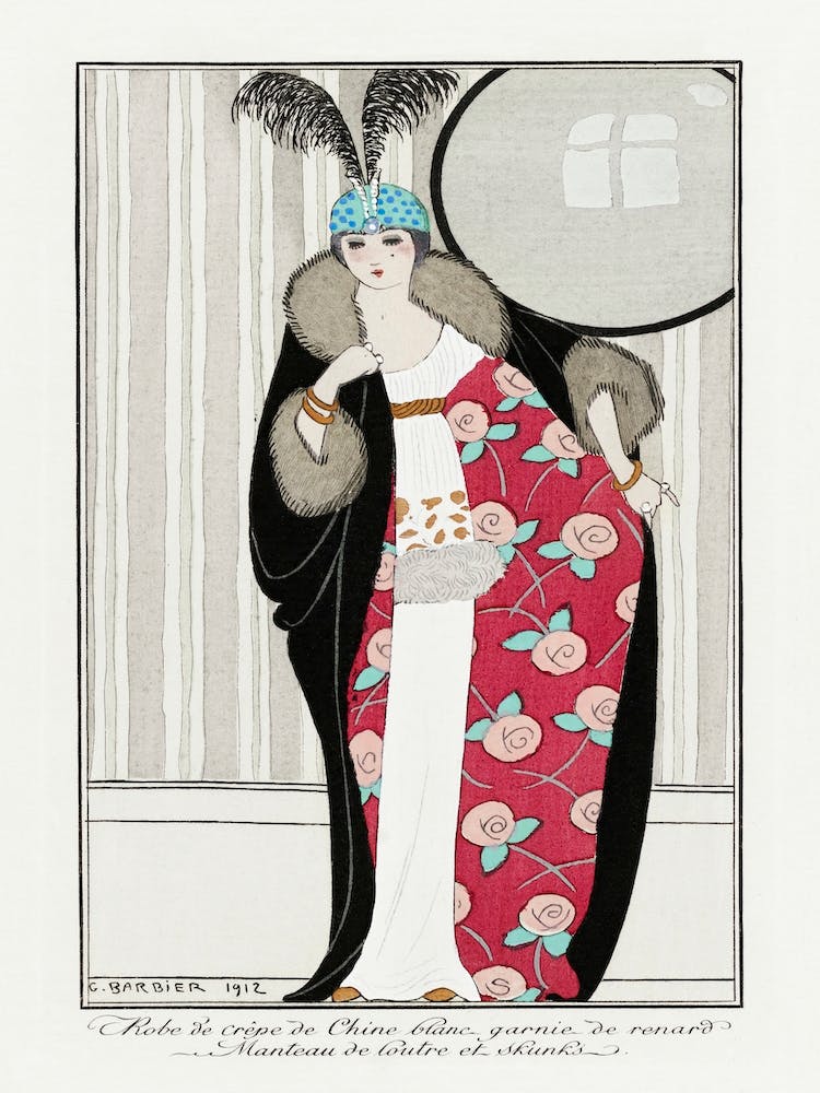 Costumes Parisiens No 2, George Barbier