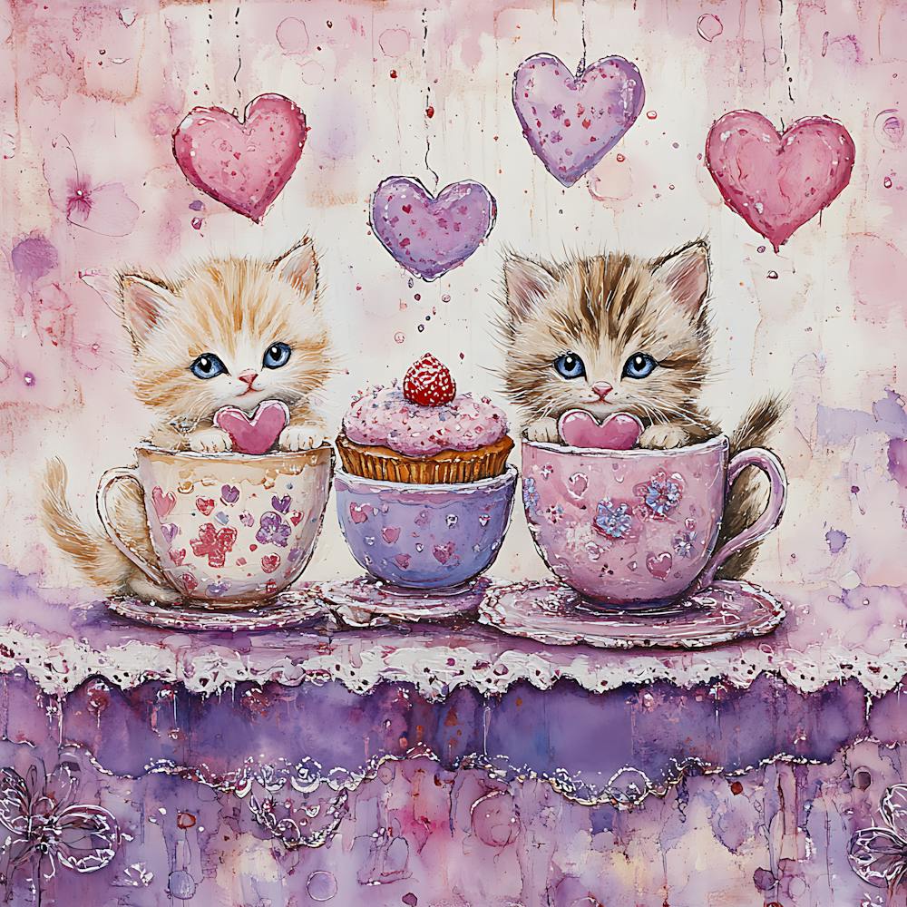 Kittens In Cups