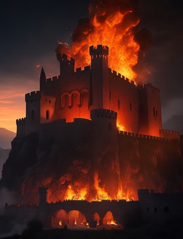 Castle On Fire