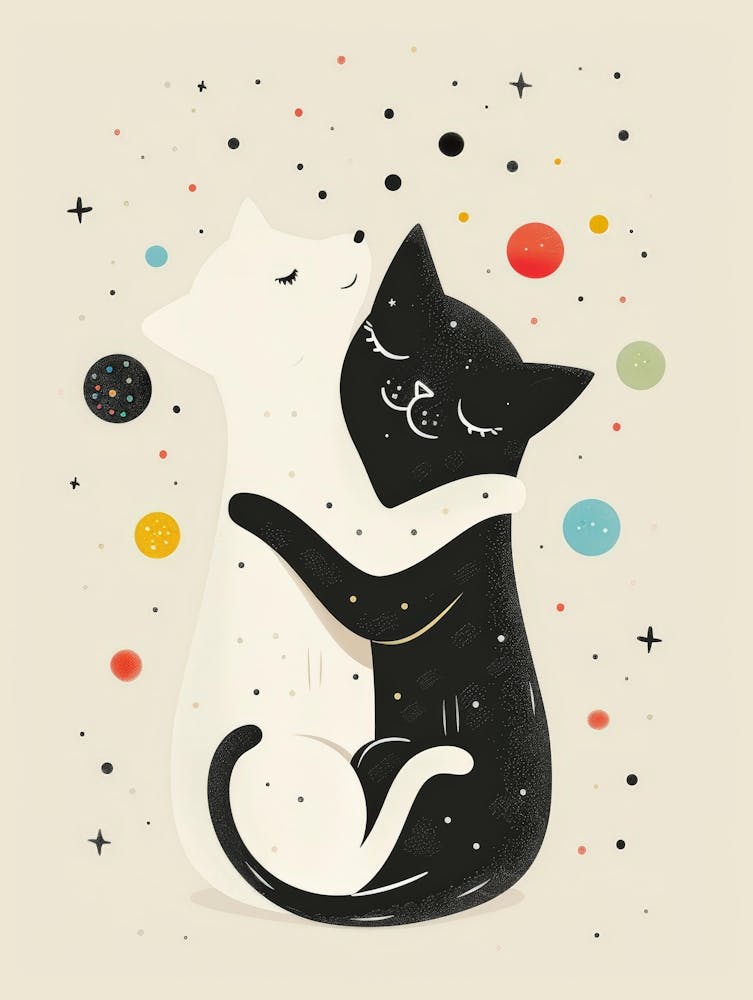 Cat Hugging