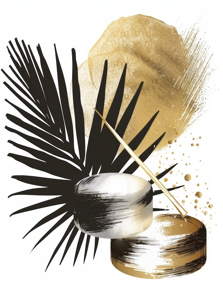 Gold Leaf Canvas Print 8