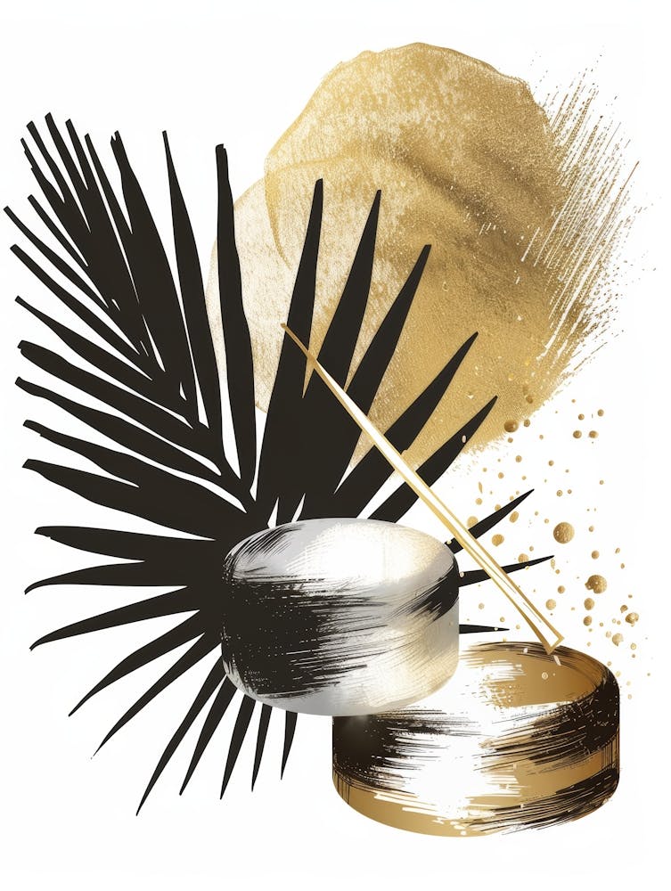 Gold Leaf Canvas Print 8