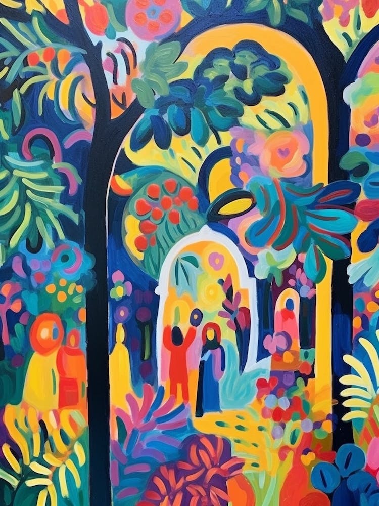 Summer Texture With People 6