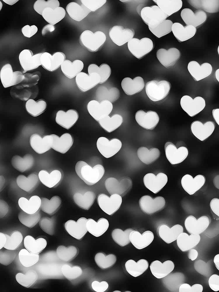 Black And White Hearts 1