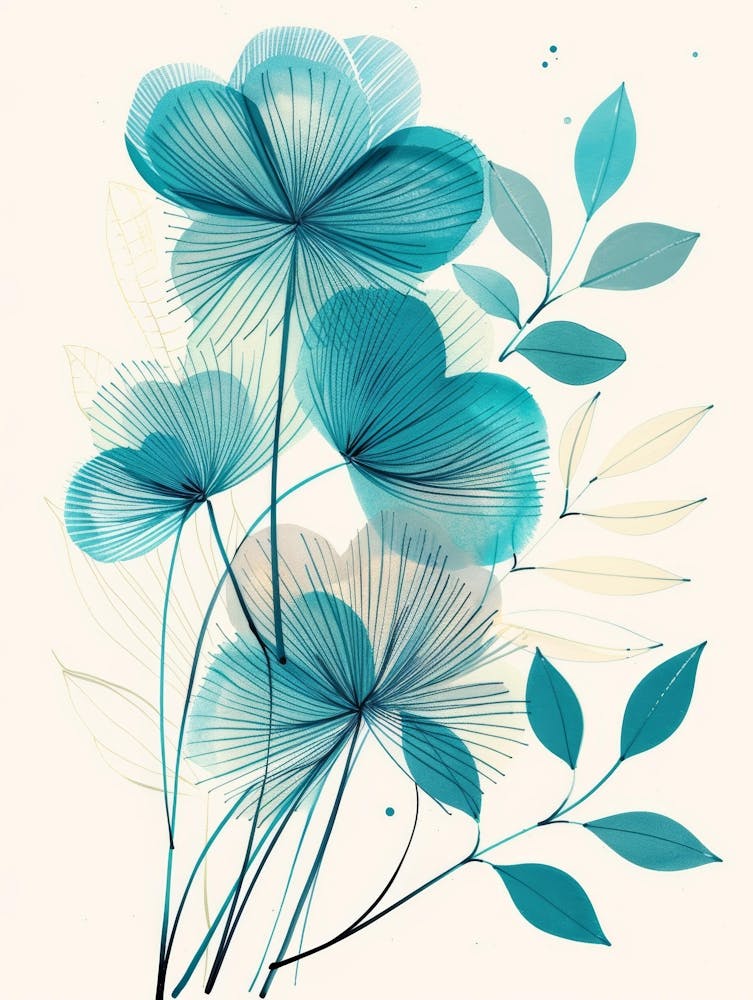 Blue Flowers 87