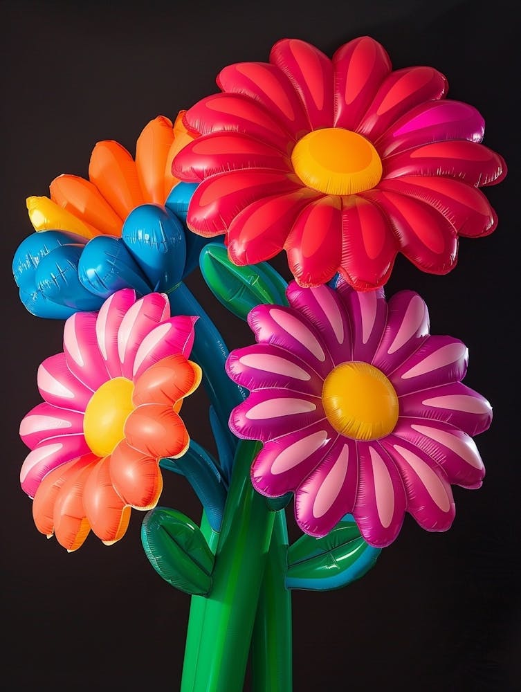 Bright Inflatable Flowers Cineraria 5