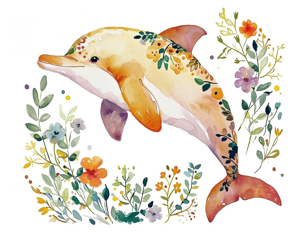 Little Floral Dolphin 1