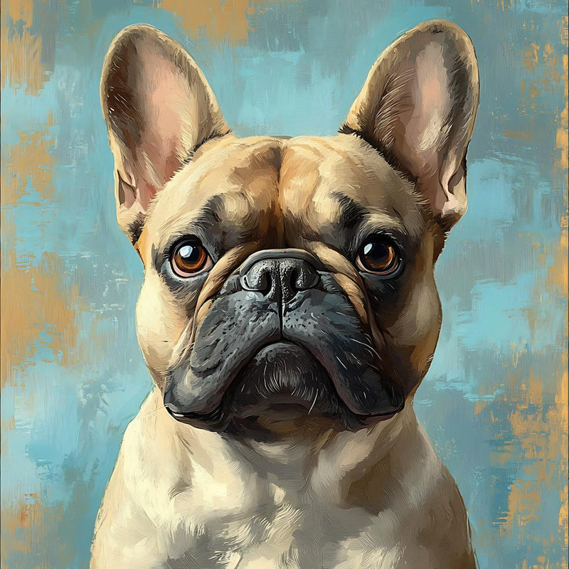 French Bulldog Calm Oil Painting 11